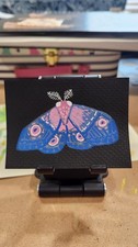 ACEO Original Art Card, Acrylic Drawing, Insect, 