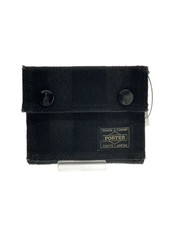PORTER Tri-fold Wallet Nylon Black Men's