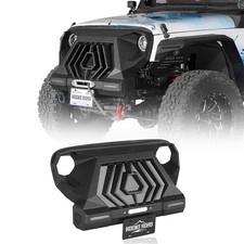 Mad Max Front Grille Bumper Wwinch Platelights For 2007-2018 Jeep Wrangler Jk Mad Max Front Grille Bumper Wwinch Platelights For 2007-2018 Jeep Wrangler Jk