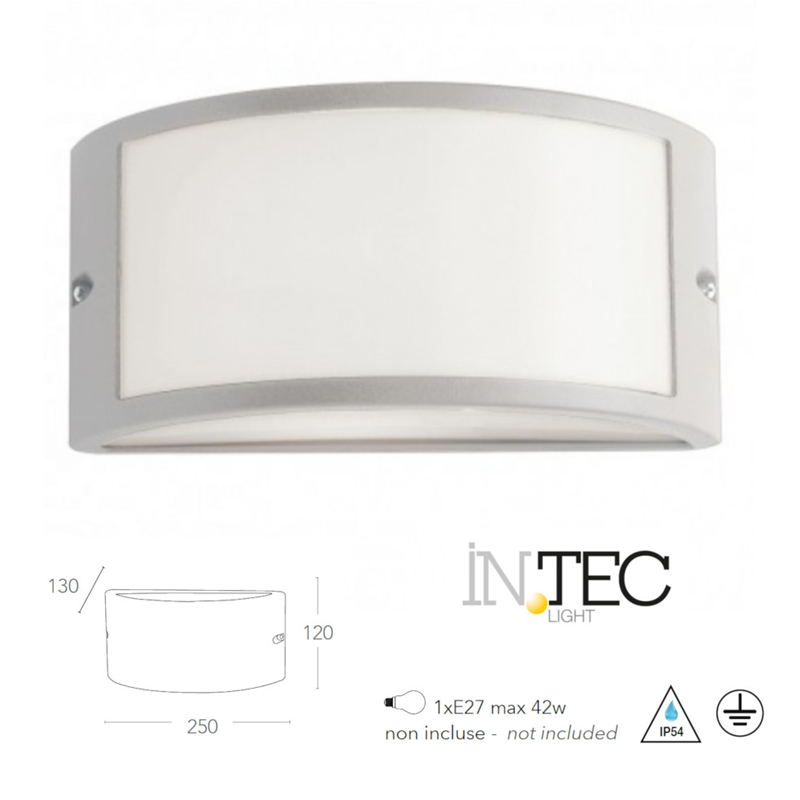 Applique Austin Bianco 1Xe27 4 ( F.A.N. cod. I-AUSTIN-AP BCO )