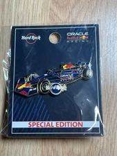 Hard Rock Red Bull Racing Formula One Car Pin V2 Special Edition New on Card