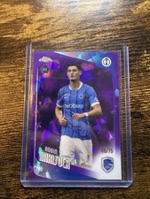 2025-26 Topps Chrome Uefa Club Competitions Sapphire Robin Mirisola Purple  /75