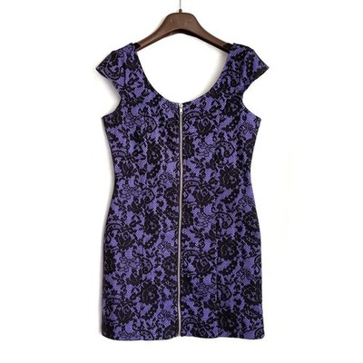 Mini Dress purple-black, Junior Size L, adult size S/M. Divided (by H&M) Bodycon