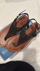 Arizona Jeans Black thong adjustable Sandals-8 — photo 4