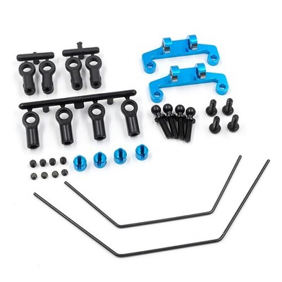 Yeah Racing TATT-034BU Anti-Roll Bar Set for TATT-S04 Tamiya TT02SRX