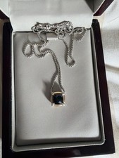 David Yurman black onyx with diamonds necklace. Used in great condition.