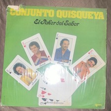 Conjunto Quisqueya - El Poker del Sabor Vinyl LP 1981 Merengue Liznel 1399