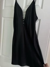 Val Mode Vintage lingerie- Black With Rhinestones