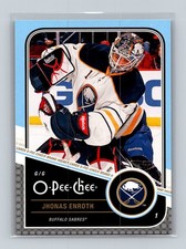 #209 Jhonas Enroth, Buffalo Sabres 2011-12 O-Pee-Chee (OPC) Base
