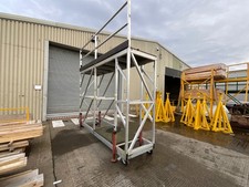 Mobile Industrial Access Tower Platform with Locking Jack Legs (4 Available)