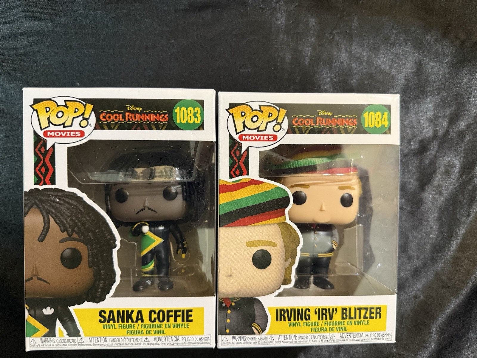 Funko Pop! Movies Cool Runnings Sanka Coffie #1083 & Irv Bli