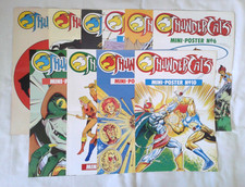 THUNDERCATS MINI-POSTER #1-10 Set of 10 Pull-Out Posters (Marvel UK 1988)