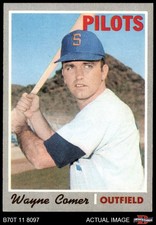 1970 Topps #323 Wayne Comer Pilots 6.5 - EX/MT+