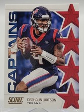 2019 SCORE DESHAUN WATSON CAPTAINS FOOTBALL CARD TEXANS NFL C-9 panini