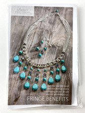 Annie's Simply Beads Kit of the Month Beaded Jewelry Kit - FRINGE BENEFITS