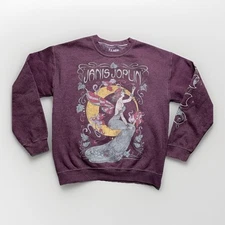 Janis Joplin Sweatshirt Womens M Big Brother Band Graphic Vintage Pullover Top