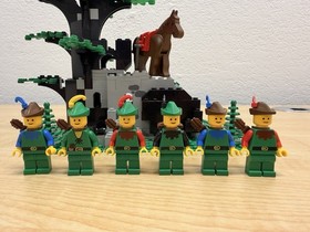 LEGO Castle Set Camouflaged Outpost 6066 - 100% Complete Vintage 1987 Forestmen