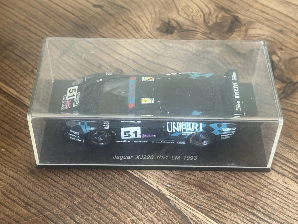 Rare Jaguar Spark XJ220 n51 LM 1993 1:43 In Box Missing Both Mirrors - Image 2 of 4