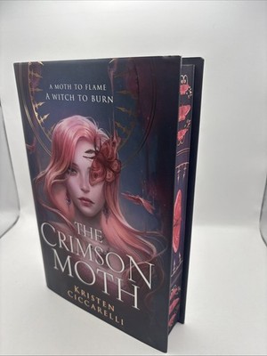 The Crimson Moth by Kristen Ciccarelli Fairyloot Hardback Sprayed Edges