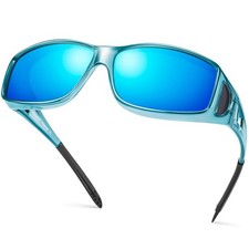 Polarized Sunglasses Fit Over Glasses for Men Women