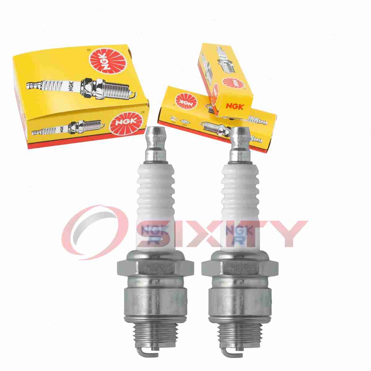 2 pc NGK 3522 BR6S Standard Spark Plugs for WR9EO WR9EC3 WR9EC0 WR9EC WR9E0 bx