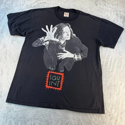 Squint Tour T Shirt XL Oneita Christian Band Co 1990s vintage concert t-shirt, vintage, size XL, single stitch, B+ condition