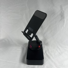 Cell Phone Stand with Wireless Bluetooth Speaker, LED, Anti-Slip Base HD Sound