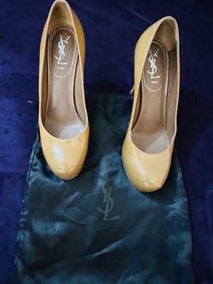 Yves Saint Laurent Women's  High Heel Pumps Size 38.5 Made In Italy