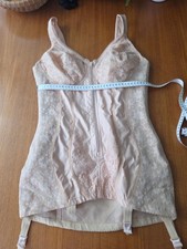 Original Vintage 50er Jahre Mieder Every 90C ros&eacute; top Zustand Spitze