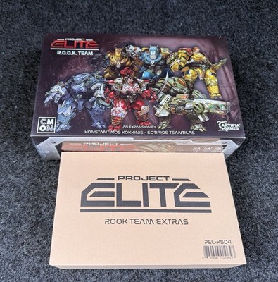 Project Elite Rook Team Erweiterung + Kickstarter Extras SEALED Selten Brettspiel