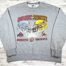 VTG Rose Bowl Ohio State Arizona State Football Crewneck Sweatshirt Mens Large