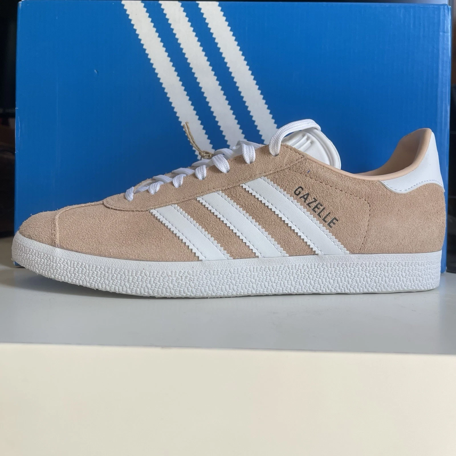 Adidas Originals Gazelle Suede Sneakers 'Halo Blush' ID7006 Women's Size 8.5