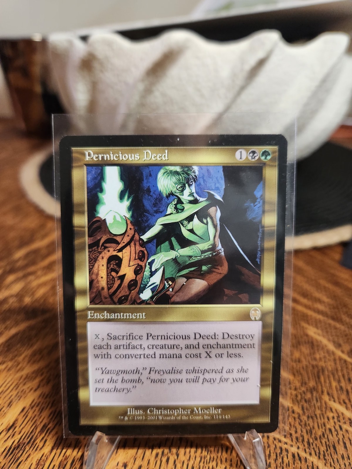 1x Pernicious Deed - NM -Apocalypse Mtg Magic Near Mint