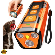 Dog Bark Deterrent Device, 3X Ultrasonic Anti Barking, 6 Training Modes 23 FT...