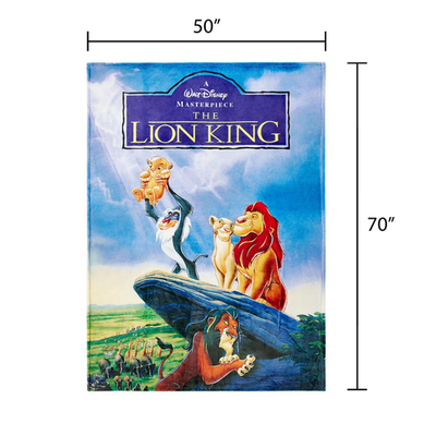 NEW Disney The Lion King Classic VHS Boxed Silk Touch Throw