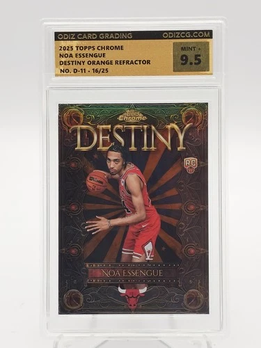 2025 Topps Chrome Noa Essengue Refractors Orange (RAW)