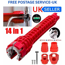 14 IN 1 FAUCET SINK BASIN INSTALLER PIPE WRENCH TAP SPANNER MULTIFUNCTION-TOOLS