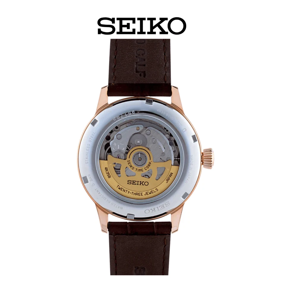 Seiko Presage SRPB46J1 Cocktail Time "Manhattan" 40,5 mm marrón degradado automático Foto 3 de 4