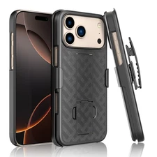 For iphone 17 Pro Max Air 17 16 Pro Case With Belt Clip Holster Heavy Duty Cover