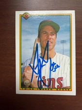 Signed 1990 Bowman - Greg Gagne 