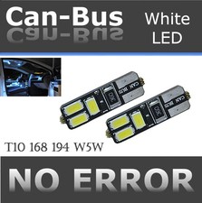 4 pc T10 168 194 2825 Canbus Samsung 6 LED Chips Front Side Marker Lamps R687