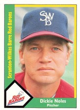 Dickie Noles 1990 CMC #231 Scranton/Wilkes-Barre Red Barons Baseball