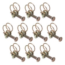 10Pcs, 11-14mm Adjustable Double Wire Hose Clamp for Pump Hose