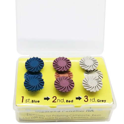 Self-glazed Polished Discs Kit Rubber Polishing Wheels Repair for Oral Materials - Picture 5 of 23