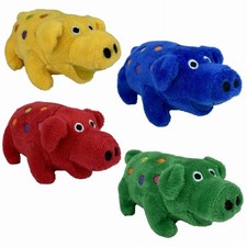 Minipet Squeaky Plush Pig-Shape Dog Toys, 4 In. - 44209