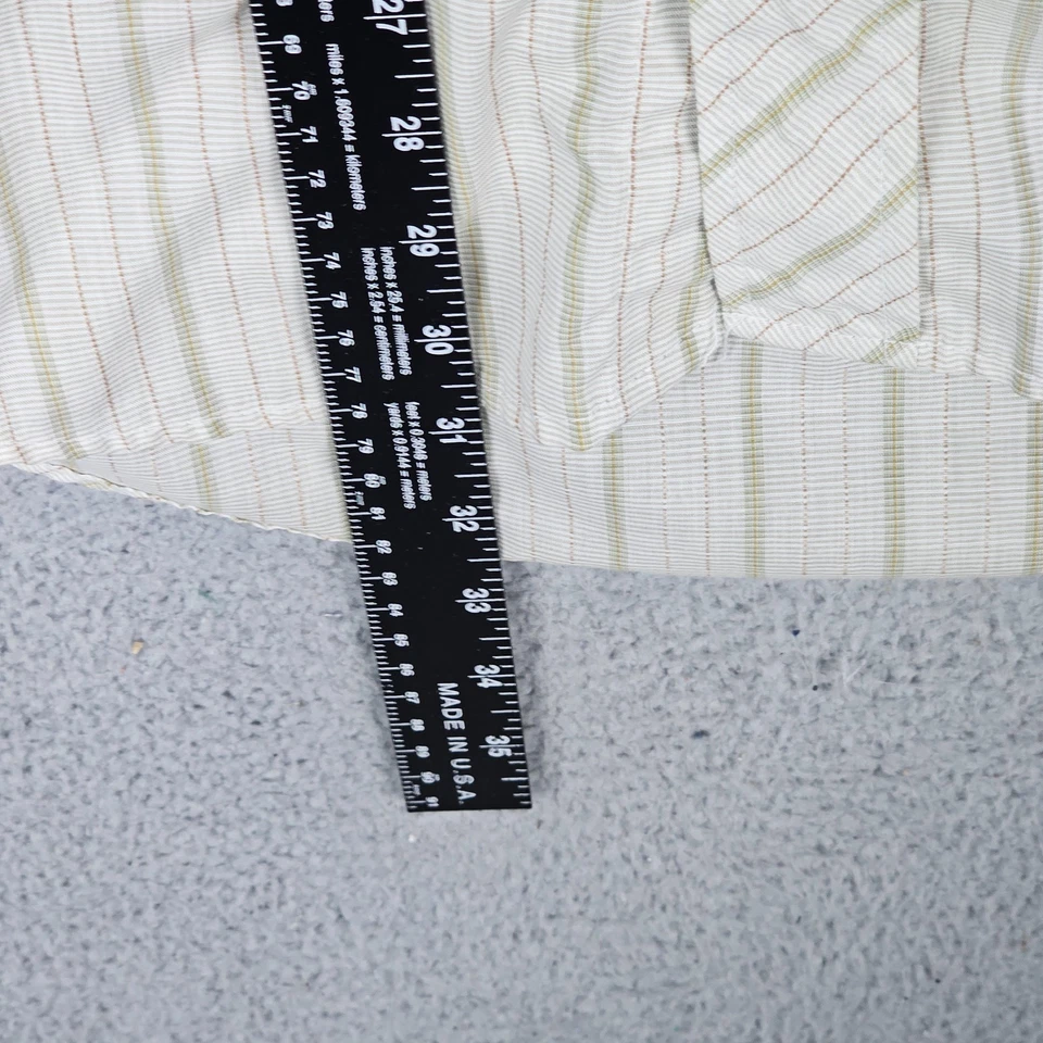 Ruddock Western Masculino 16.5 Listrado Ajuste Clássico Manga Longa Pérola Botão de Pressão - Imagem 4 de 4