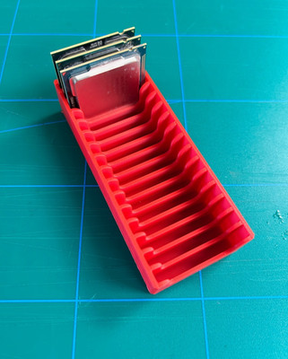 CPU Tray Holder for Intel Celeron & Pentium, Core 2 Duo, Socket 775 14 slot tray