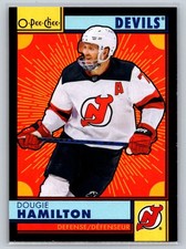 2022-23 O-Pee-Chee Retro Black Border Dougie Hamilton 096/100 New Jersey Devils