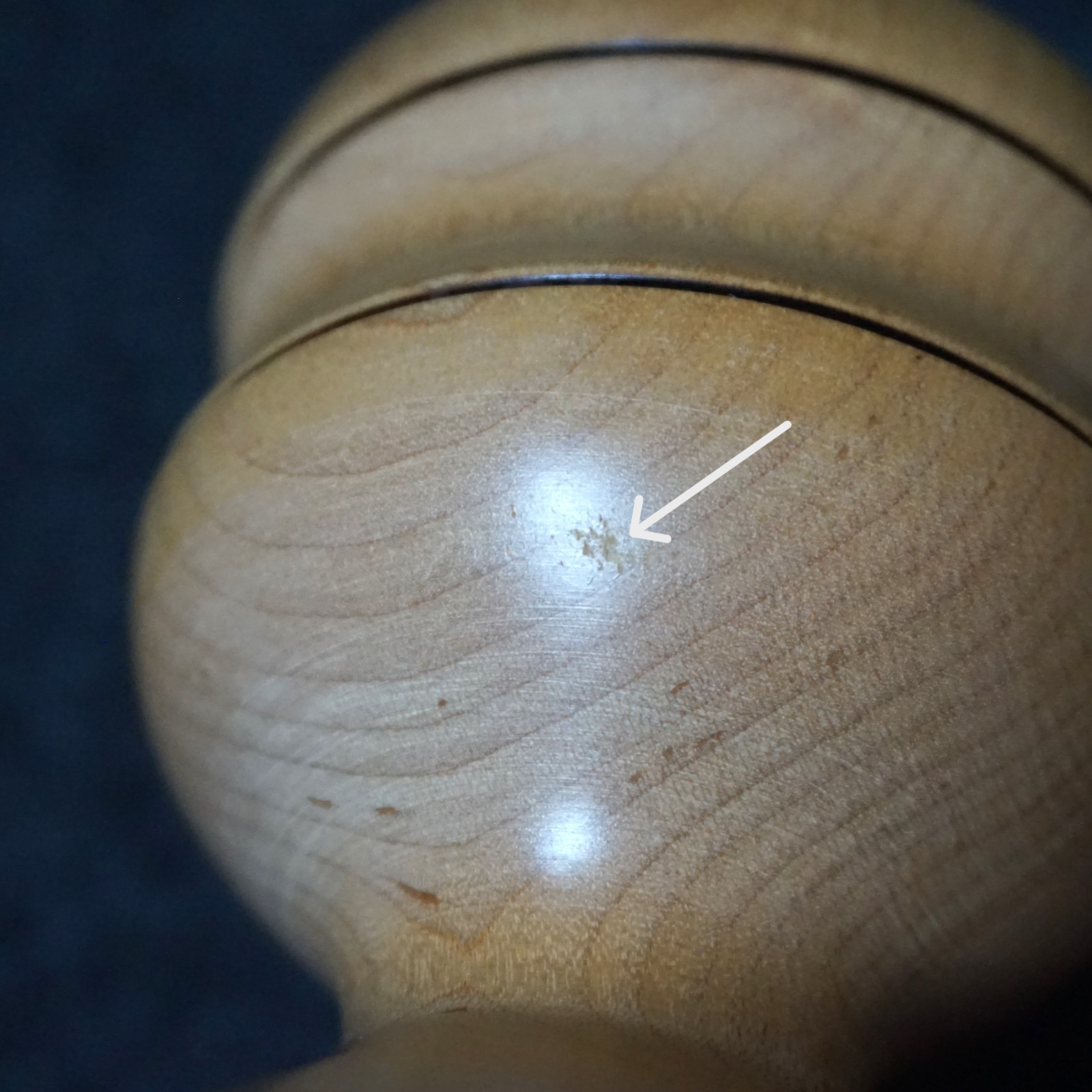 Handmade Turned Wood Decorative Small Pedestal Footed Cup Trinket Holder Maple