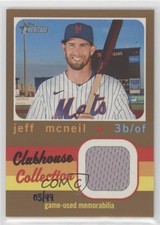 2020 Heritage High Number Clubhouse Collection Relics Gold 3/99 Jeff McNeil 0nr3